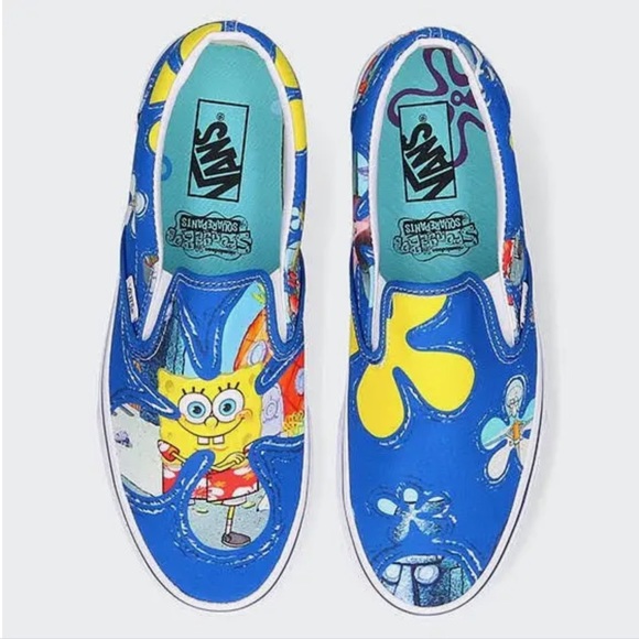 New Host Pick New Mens SpongeBob Vans Collaboration Size 10 11.5 Sneakers Shoes - Picture 4 of 16
